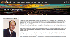 Desktop Screenshot of hessforgovernor.com
